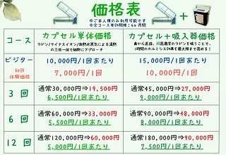 カプセル施術 | 株式会社ホルミシスメディカル